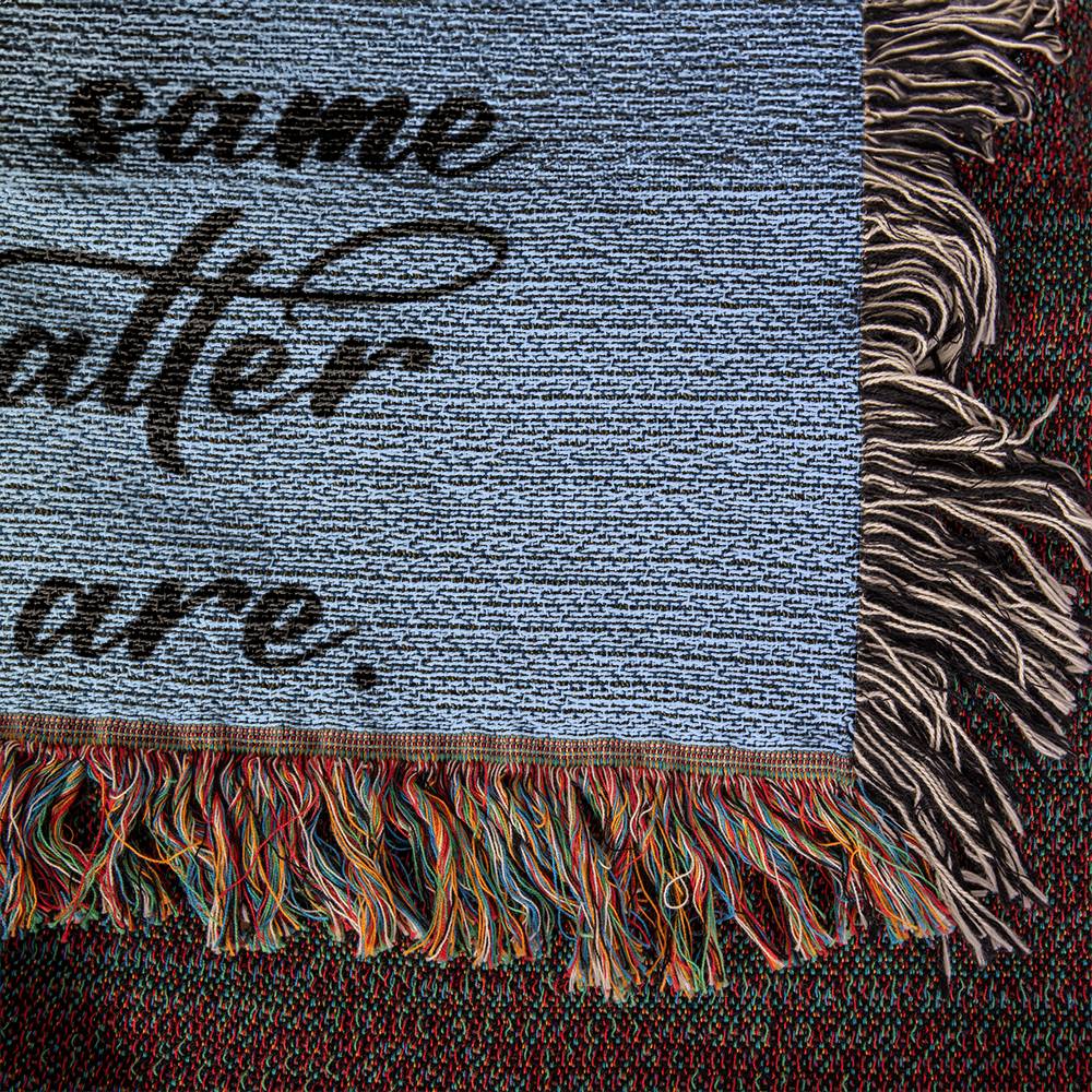 Under the Same Moon Heirloom Woven Blanket.